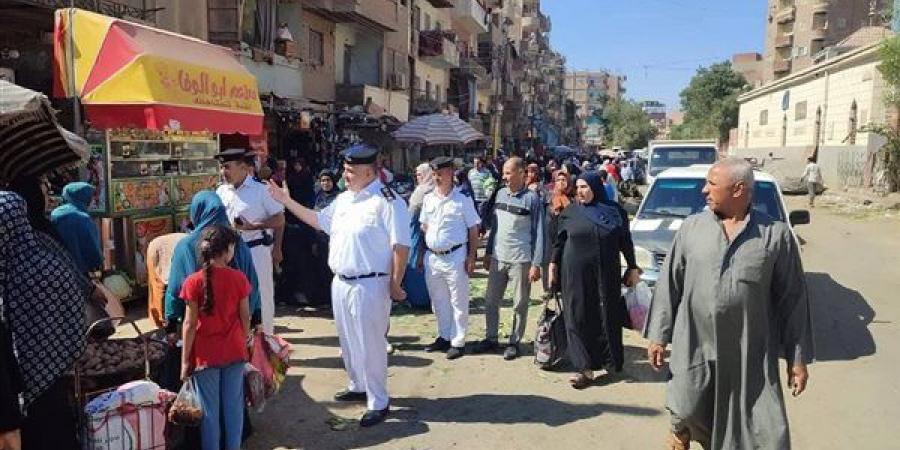 تنفيذ أحكام ورفع الإشغالات ومصادرة مخالفات الكافيهات فى حملة أمنية بالفيوم