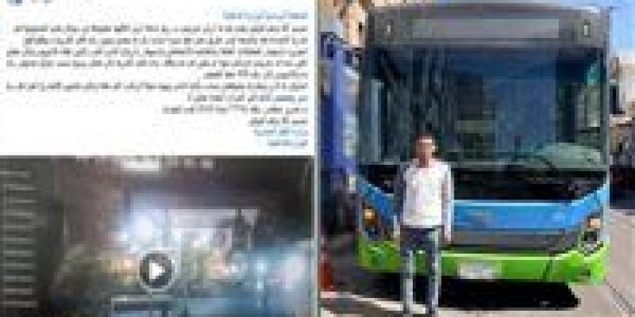 ضبط سائق نقل جماعي صدم سيارة ملاكي متوقفة في الإسكندرية