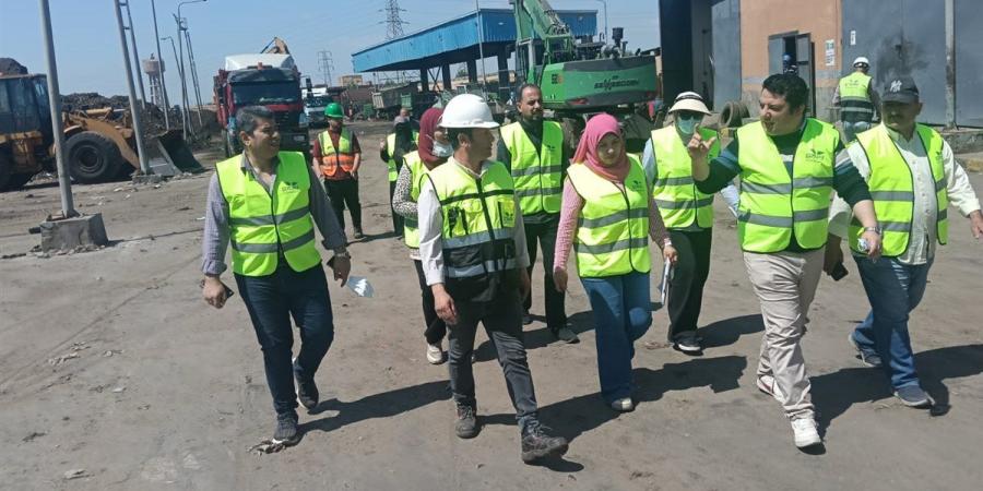 لجان المرور بالدقهلية تتابع أداء الشركة المصرية لتدوير المخلفات الصلبة ايكارو