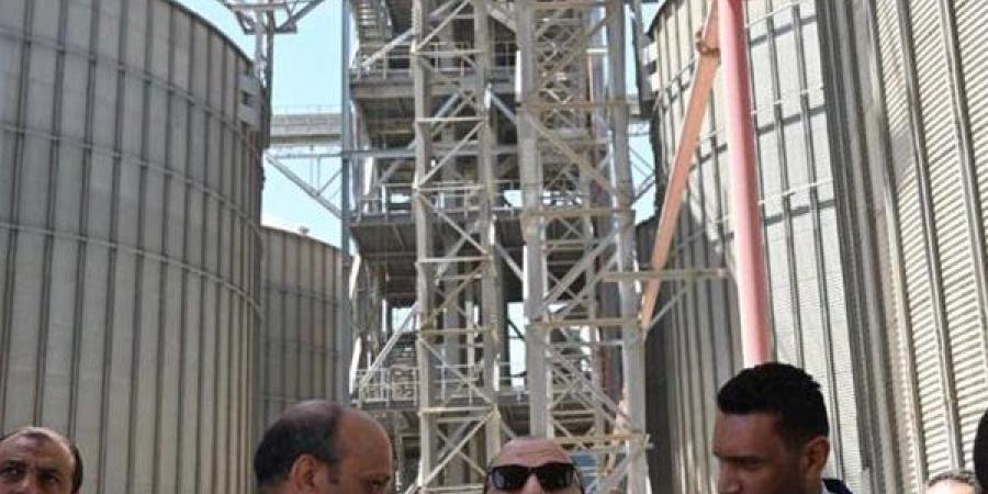 محافظ الغربية يتفقد صوامع القمح بمدينة طنطا