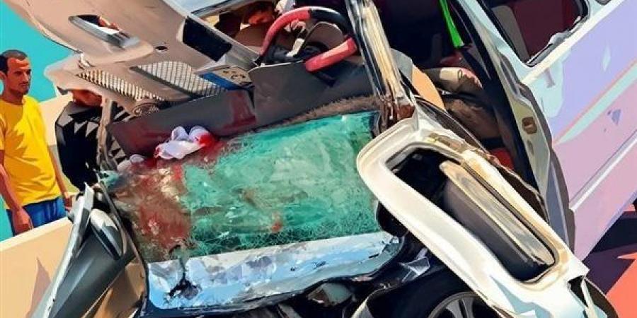 مصرع شخص وإصابة 11 آخرين في حادث تصادم سيارة "تمنايه" بالبحيرة