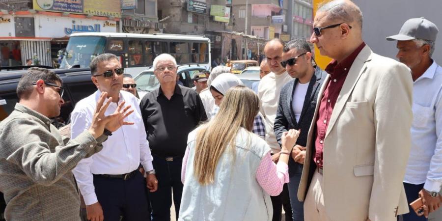 محافظ القليوبية يتفقد مشروعات الأسواق الحضارية بشبرا الخيمة