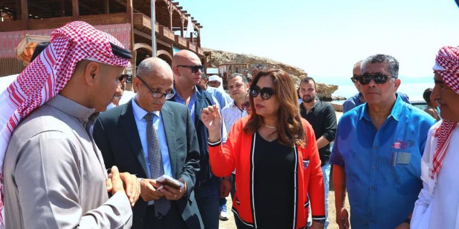 وزيرة التنمية المحلية تتفقد منطقة "البلو هول" وتلتقي ممثلي الجمعيات والمجتمع المحلي