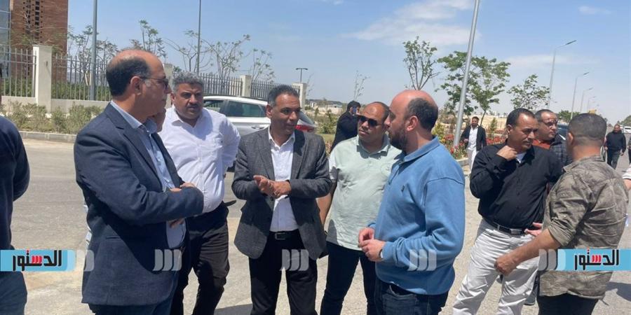 نائب رئيس هيئة المجتمعات العمرانية يتفقد مشروعات الإسكان بمدينة برج العرب الجديدة