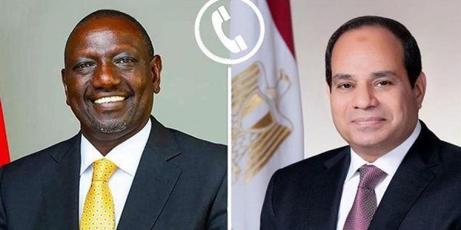 الرئيس السيسي يشيد بالعلاقات الثنائية بين مصر وكينيا