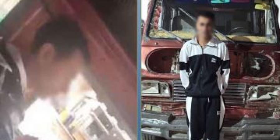 الداخلية تضبط سائقًا يتعاطى المخدرات على الطريق بالقليوبية