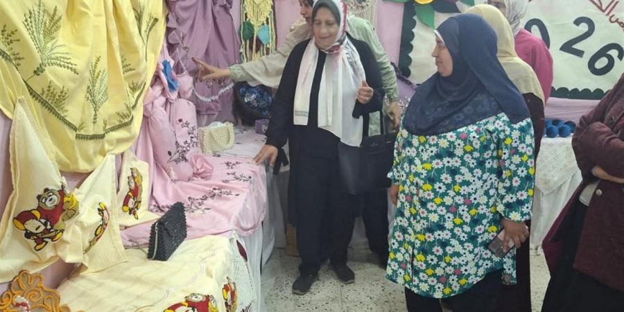 افتتاح معرضي الاقتصاد المنزلي والصحافة والإعلام التربوي بإدارة غرب المحلة التعليمية