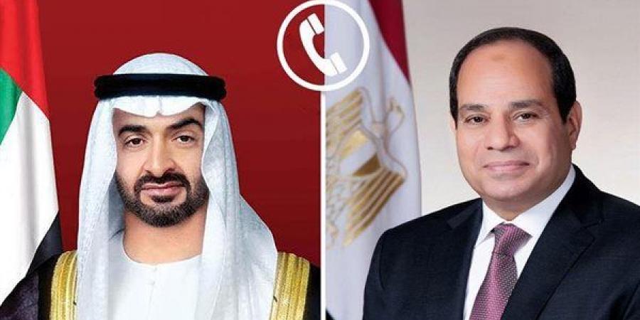 الرئيس السيسي للشيخ بن زايد: مصر تدين بشدة العدوان الإيراني على دولة الإمارات