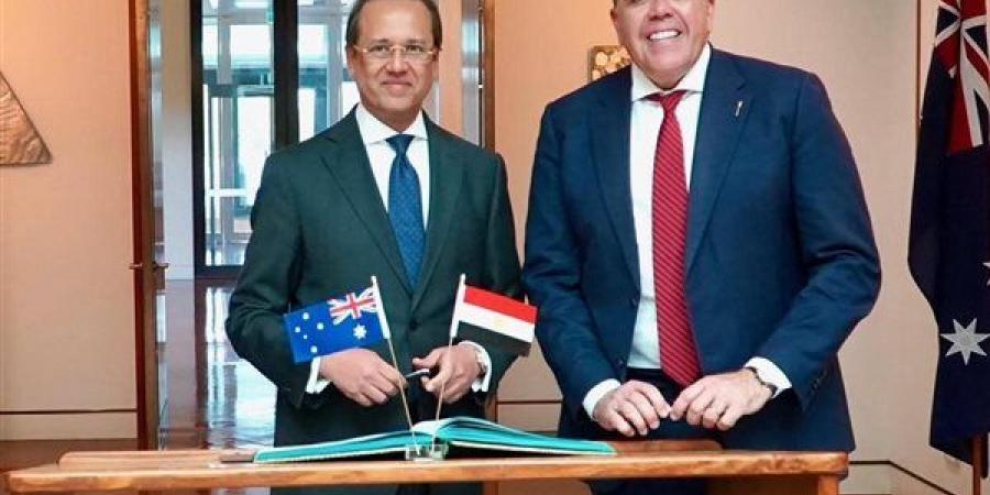 السفير المصري يبحث مع رئيس النواب الأسترالي آفاق التعاون المشترك