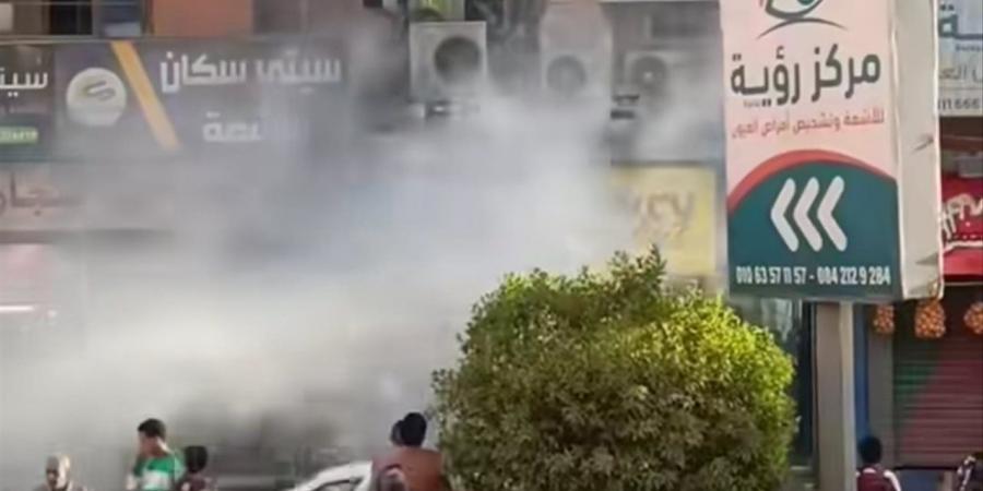 السيطرة على حريق أشجار ومخلفات خلف مدرسة الزراعة في فرشوط