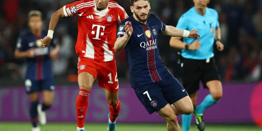 شاهد الآن البث المباشر لمباراة بايرن ميونيخ وباريس سان جيرمان في دوري أبطال أوروبا