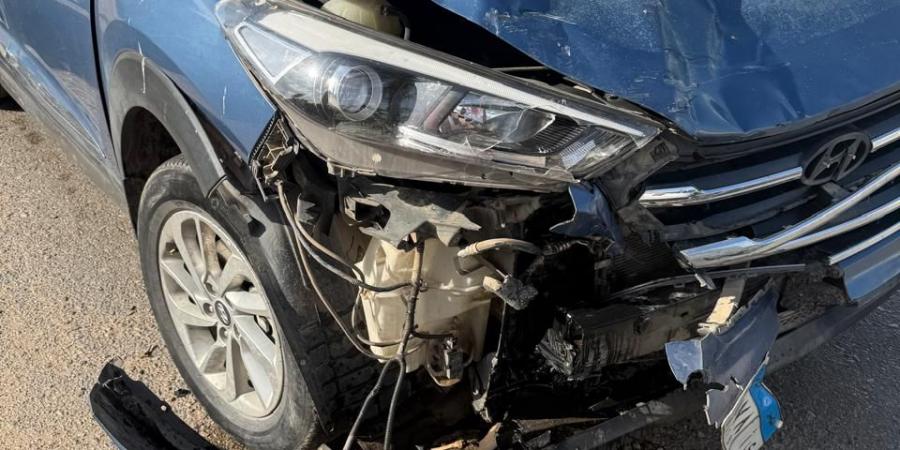 نجاة محرر جريدة الوفد بمحافظة الجيزة من حادث مروع بطريق المريوطية