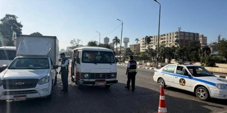 انتشار مروري مكثف بشوارع الزقازيق