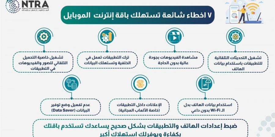 كيف تحافظ على باقتك؟ 7 أخطاء شائعة تستنزف إنترنت الموبايل وطرق تجنبها