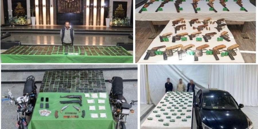 مصرع 3 عناصر شديدة الخطورة بالقليوبية وضبط نصف طن مخدرات بالمحافظات