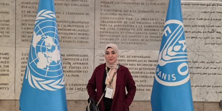طالبة بصيدلة المنصورة تمثل الجامعة في برنامج دولي