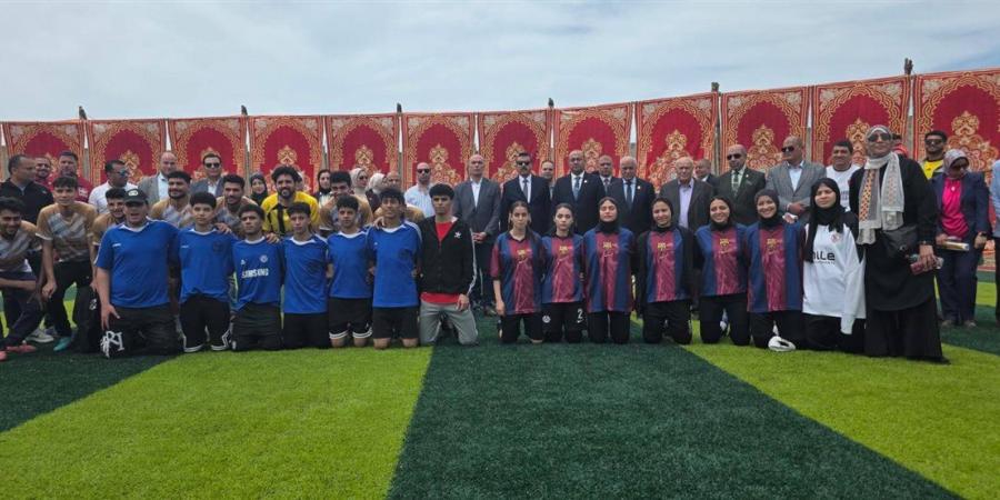 ختام فعاليات الدوري الرياضي لمراكز الشباب بالوجه البحري