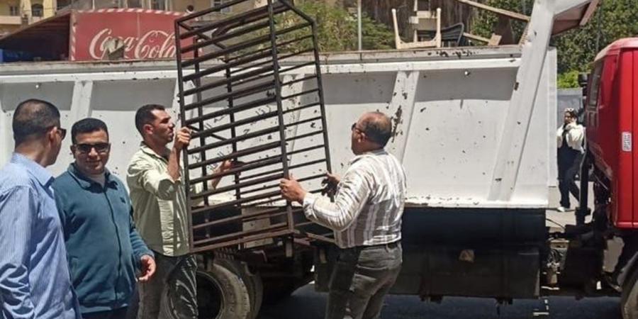 حملات مكثفة لإزالة التعديات والإشغالات المخالفة بالشرقية