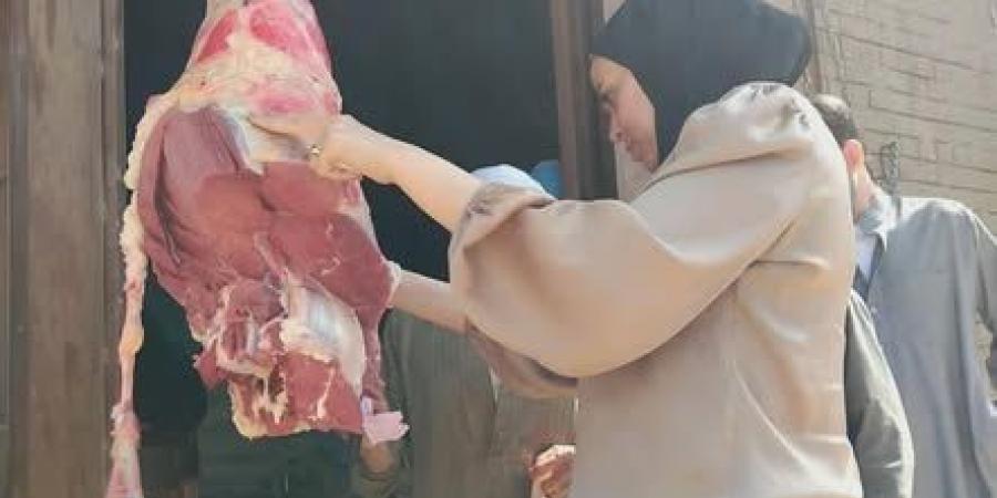 ضبط 412 كيلو لحوم ومنتجات غذائية بالمنيا