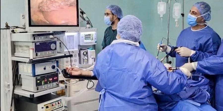 إنهاء معاناة مريض من التهاب مرارة معقد بمستشفى منشية البكري العام