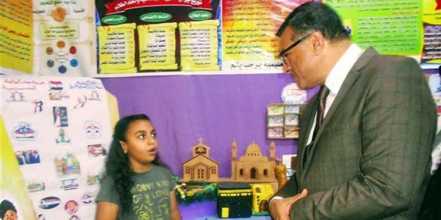 معرض في قنا لأنشطة التلاميذ خلال العام الدراسي الحالي
