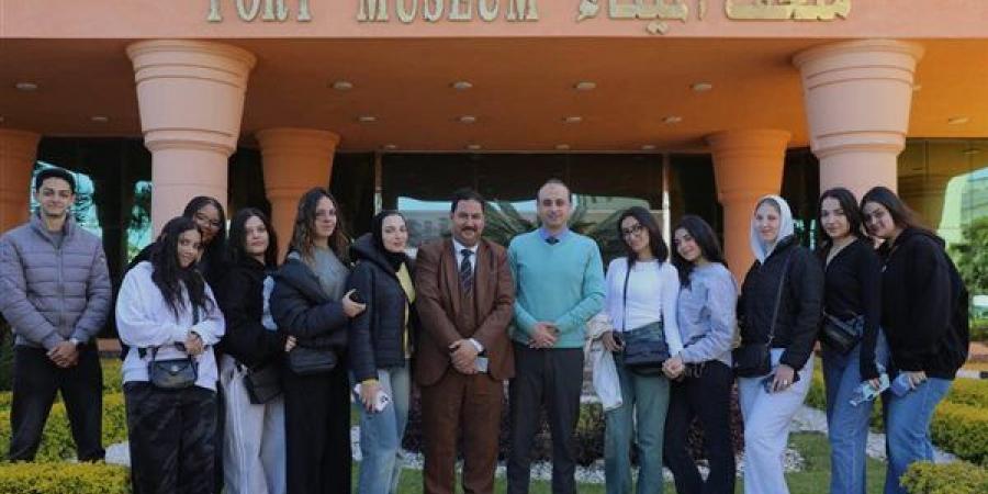 جولة ميدانية لطلاب إعلام الإسكندرية الأهلية بالميناء الكبير