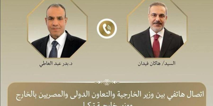 وزير الخارجية يبحث هاتفيا مع نظيره التركي جهود خفض التصعيد الإقليمي