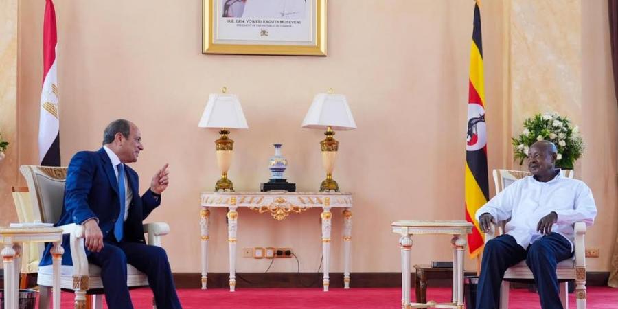 الرئيس السيسي يلتقي نظيره الأوغندي ويتبادلان الرؤى بشأن عدد من القضايا