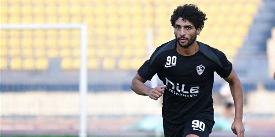 عمرو ناصر ينتظم في مران الزمالك الجماعي