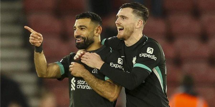 ليفربول يجهز لتكريم محمد صلاح وروبرتسون