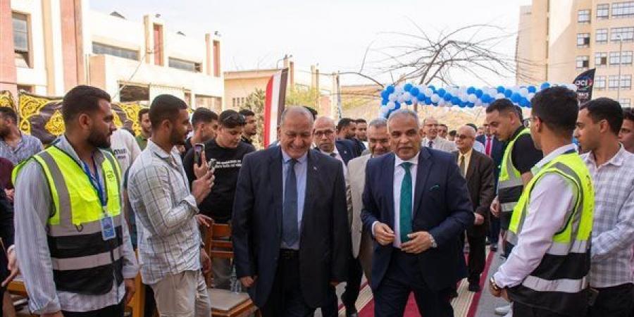 رئيس جامعة طنطا يشهد ختام مسابقة "FRC بمشاركة ٦ جامعات مصرية