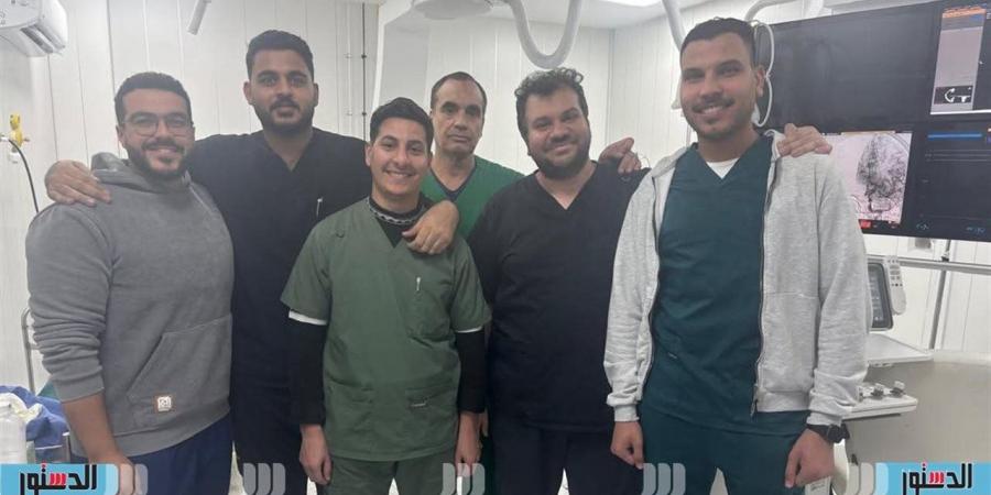 مستشفى العلمين النموذجي تنجح في إنقاذ مريضة من جلطة بالمخ