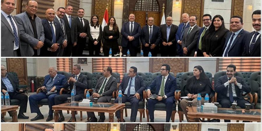 تنسيقية شباب الأحزاب تلتقي نقيب المهندسين وأعضاء هيئة مكتب النقابة لبحث ملفات التعاون