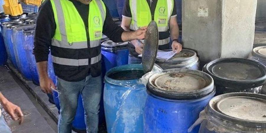 ضبط 10 أطنان مخللات داخل مصنع غير مرخص بالغربية