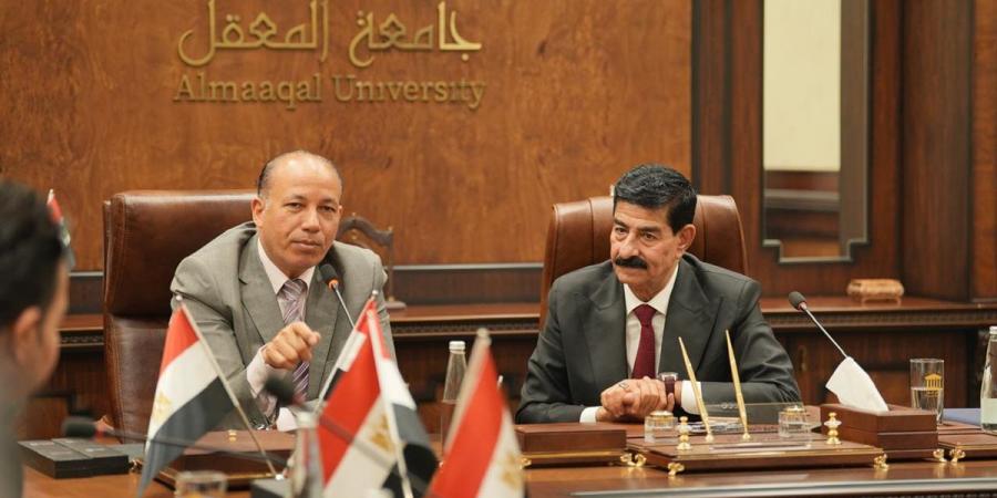 رئيس جامعة المنصورة يزور جامعة المعقل العراقية لتعزيز التعاون الأكاديمي