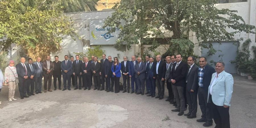 المسلماني يستقبل الشوربجي في مقر القناة الخامسة بالإسكندرية