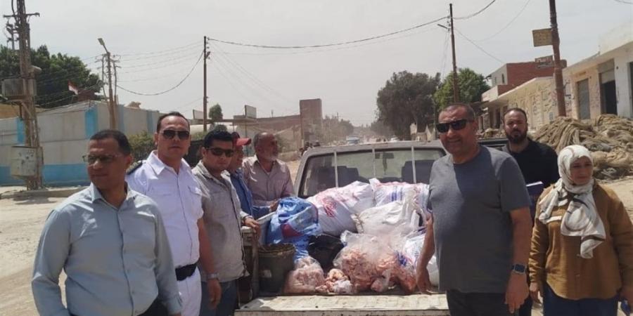 ضبط 2 طن لحوم ودواجن وأسماك غير صالحة للاستهلاك الآدمي بالمنوفية