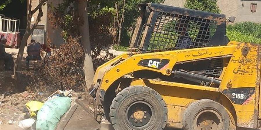 إزالة 10 بؤر ورفع 326 طن مخلفات خلال حملات مكثفة بالغربية