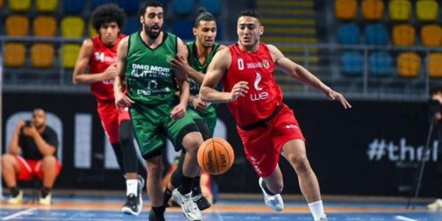 اليوم.. صدام ناري بين الأهلي والاتحاد السكندري في سلسلة نهائي دوري السلة