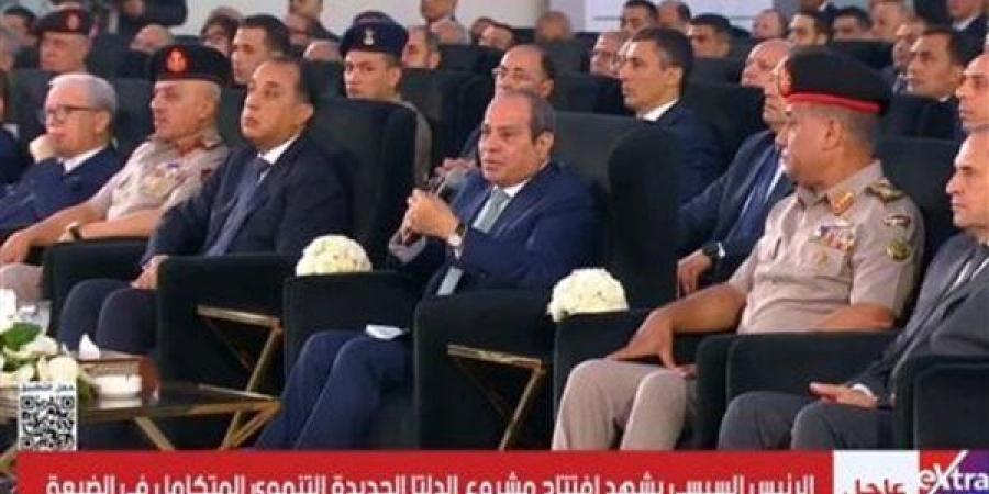 الرئيس السيسي: ما تم تنفيذه في قطاع الزراعة مدعاة لفخر المصريين