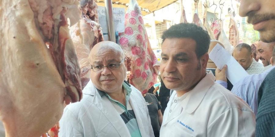 حملات تموينية على محلات بيع اللحوم والدواجن بالفيوم