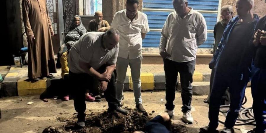إصلاح هبوط أرضي بمنطقة سيدي شبل بالشهداء.. تحرك للأجهزة التنفيذية لتأمين المواطنين