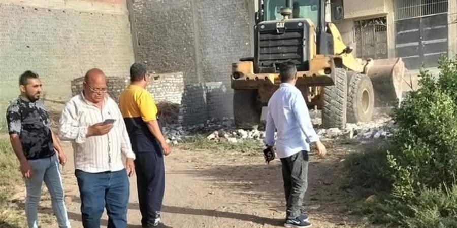 ضمن الموجة 29.. إزالة 31 حالة تعدٍ على الأراضي الزراعية بقوص وقنا