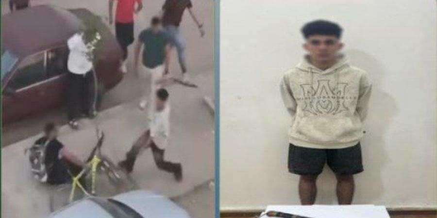 ضبط طالب تعدى على عامل توصيل طلبات بسلاح أبيض في الإسماعيلية