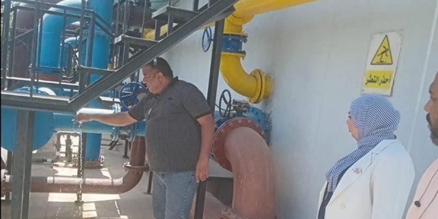“مياه نجع حمادي” تستجيب للوفد لحل أزمة قرية أبو حزام