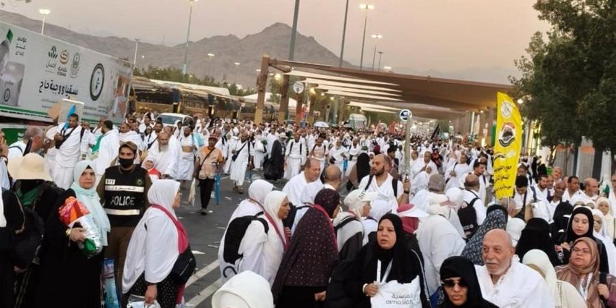 انتهاء تفويج الحجاج من الحرم المكي إلى المشاعر المقدسة