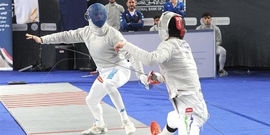 انطلاق منافسات اليوم الأخير لكأس العالم لسلاح السيف للرجال بالقاهرة