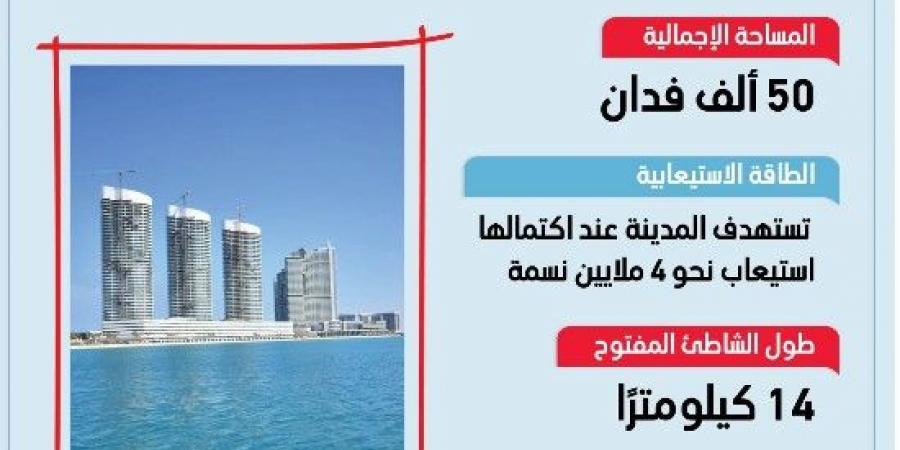 العلمين الجديدة.. مدينة الساحل التي تراهن عليها الدولة المصرية (إنفوجراف)