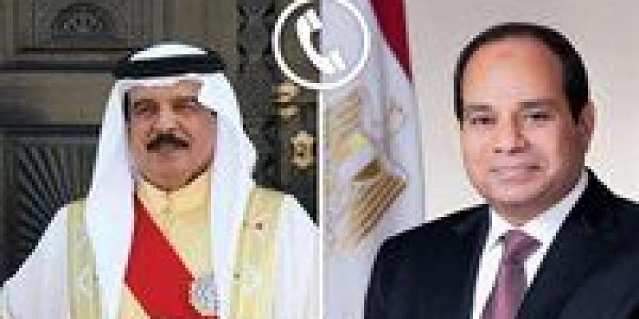 ملك البحرين يهنئ الرئيس السيسي بمناسبة عيد الأضحى المبارك