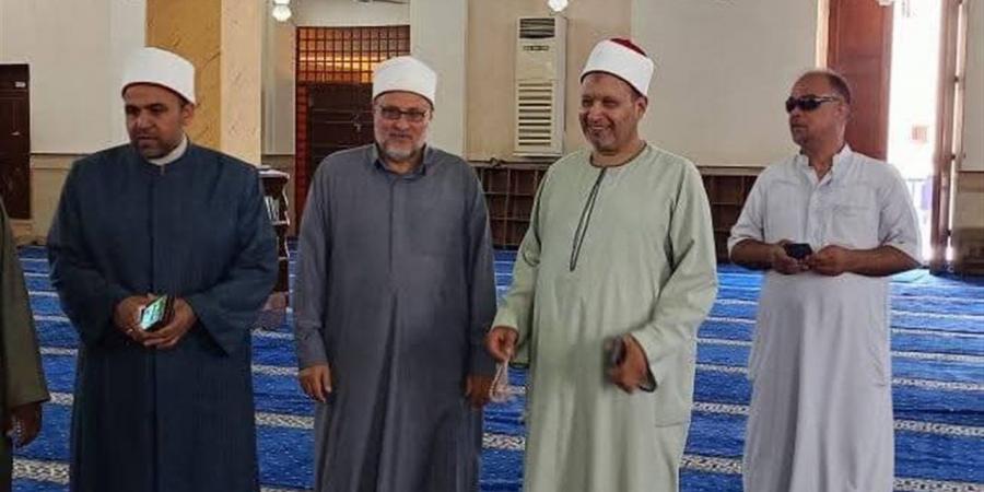 وكيل أوقاف مطروح يتفقد الساحات والمساجد استعدادًا لعيد الأضحى